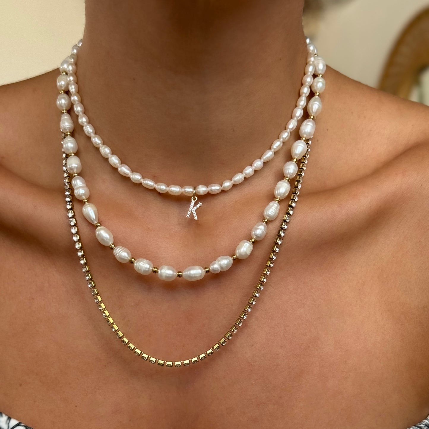 Monogram Pearls